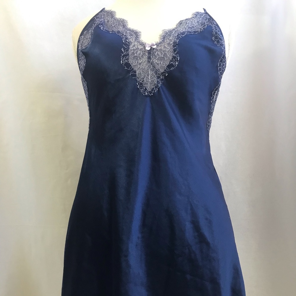 Victoria Secret Night Satin Slip Large